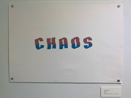 ●	<i>Chaos</i>, India Schmitt 